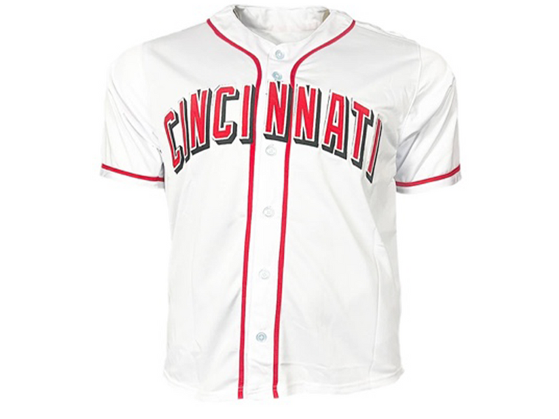 Jonathan India Signed 21 NL ROY Inscription Cincinnati White Baseball Jersey PSA