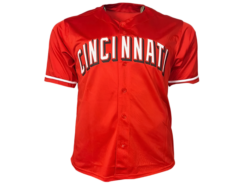 Jonathan India Signed 2021 NL ROY Inscription Cincinnati Red Baseball Jersey PSA