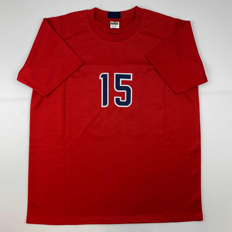 Autographed/Signed Megan Rapinoe Red Soccer Team USA United States World Cup Jersey JSA COA