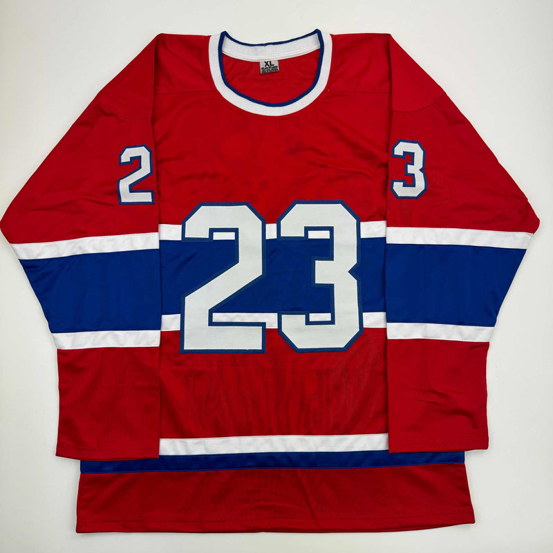 Autographed/Signed Bob Gainey HOF 1992 Montreal Red Hockey Jersey JSA COA