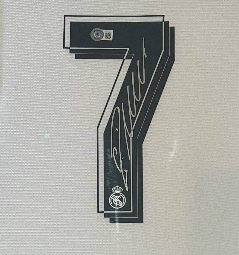 Cristiano Ronaldo Signed Real Madrid 34x42 Framed Jersey LED + Video TV Beckett