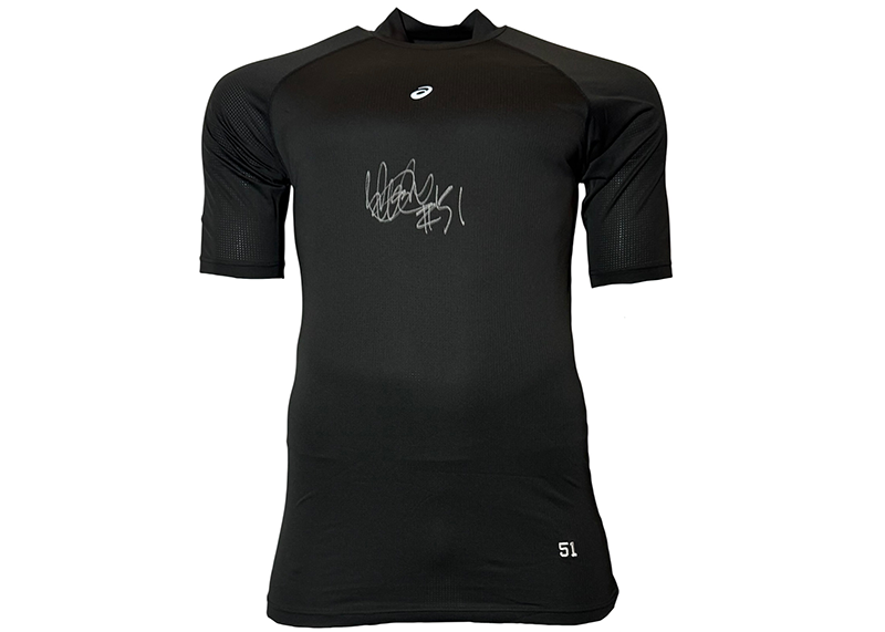 Ichiro Suzuki Signed Game Used Seattle Mariners Asics Undershirt #51 Mill Creek