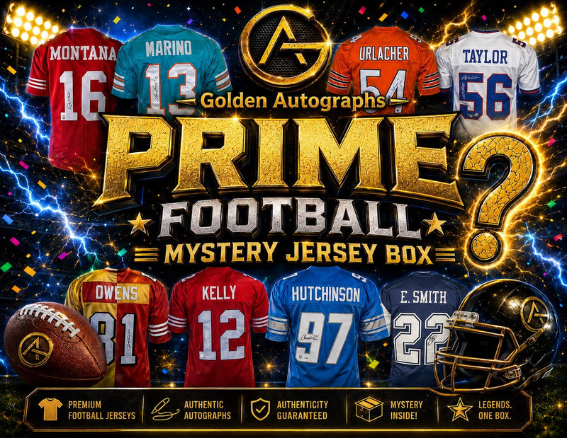 Prime Autographed Football Jersey Mystery box