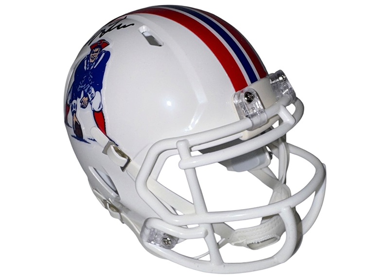 Irving Fryar Signed New England Patriots TB Mini Helmet JSA