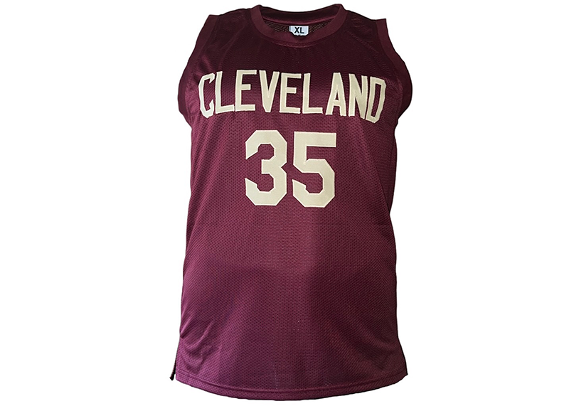 Isaac Okoro Signed Custom Wine Cleveland Basketball Jersey Beckett