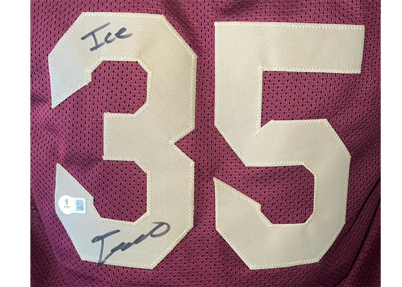 Isaac Okoro Signed Custom Wine Cleveland Basketball Jersey Beckett