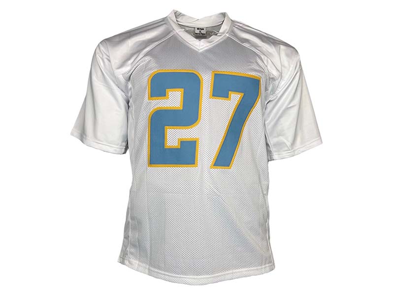 Golden Autographs JC Jackson Autographed White Custom Football Jersey (JSA)