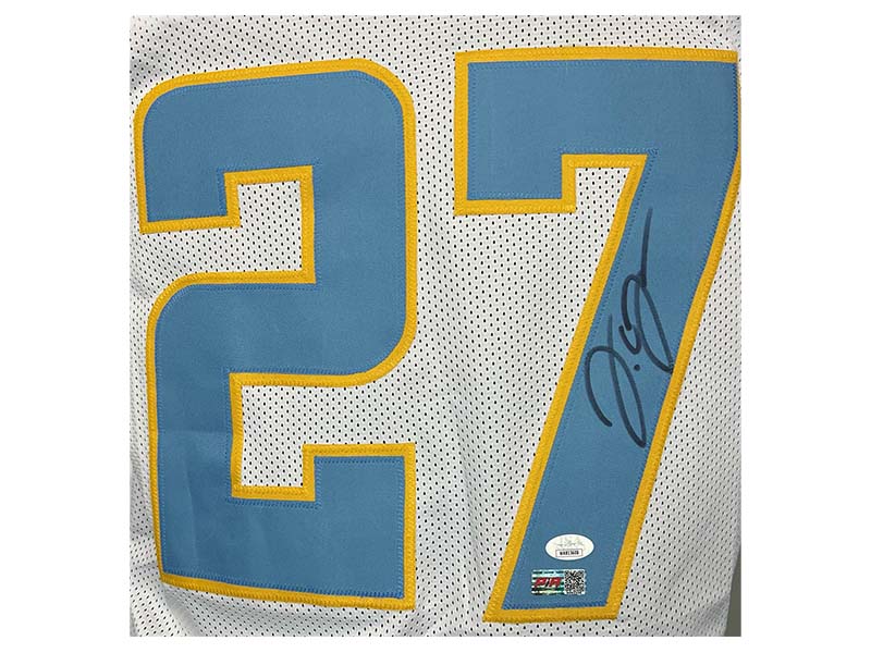 Golden Autographs JC Jackson Autographed White Custom Football Jersey (JSA)