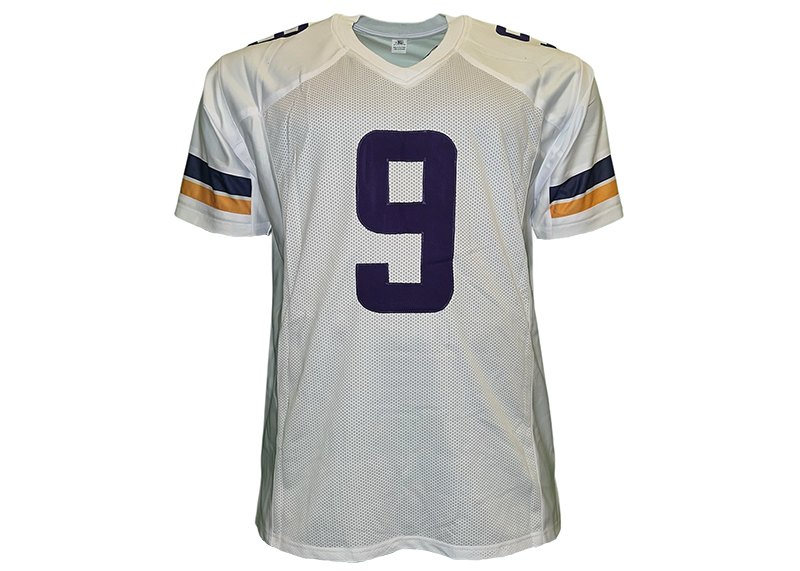 JJ McCarthy Unsigned Minnesota White Football Jersey