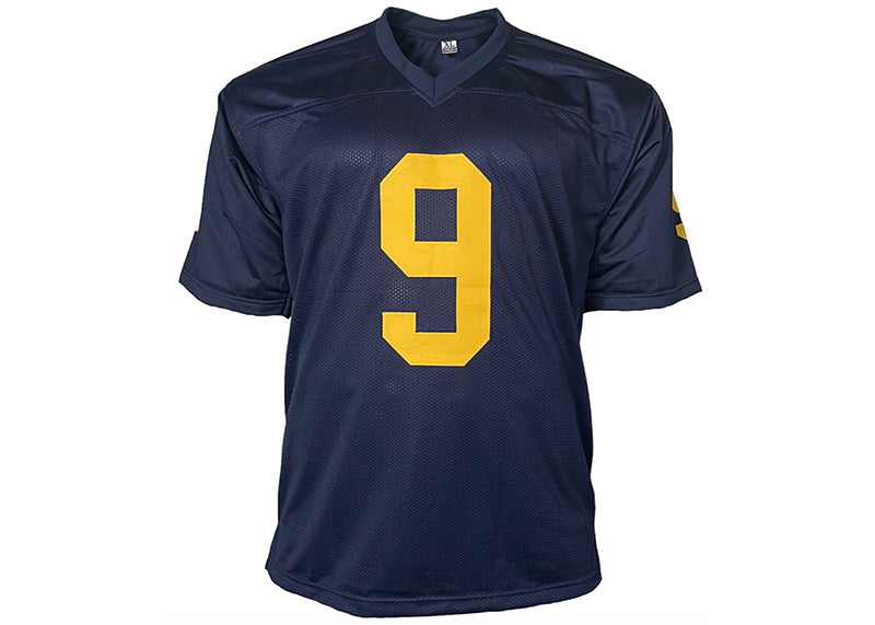 J.J McCarthy Signed Michigan Blue College Football Jersey Beckett