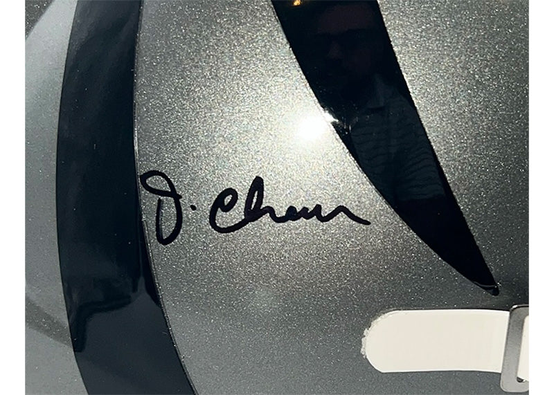 Ja'Marr Chase Signed Full Size Cincinnati Bengals AMP Helmet JSA