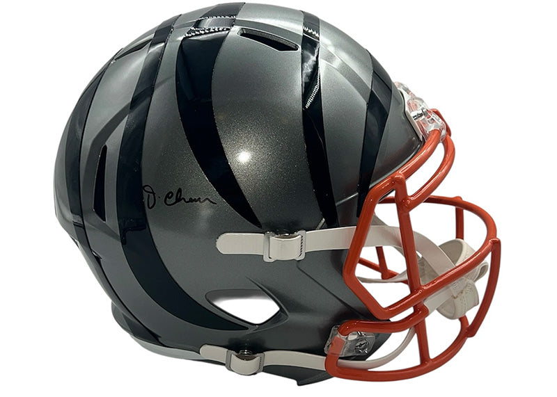 Ja'Marr Chase Signed Full Size Cincinnati Bengals AMP Helmet JSA