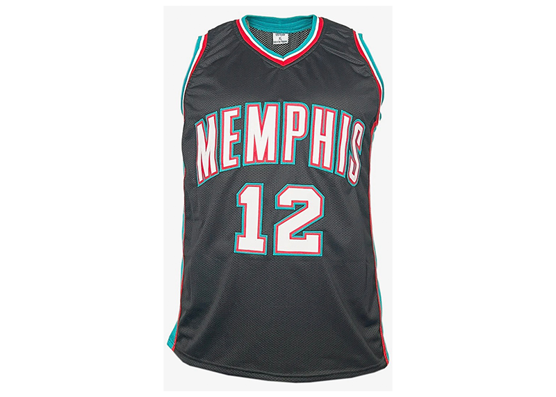 Ja Morant Signed Custom Memphis Retro Black Basketball Jersey Beckett