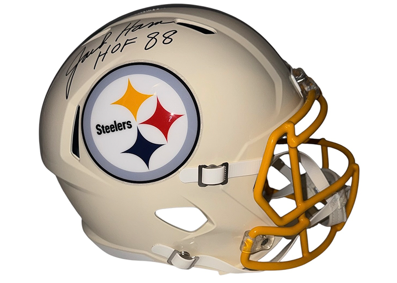 Jack Ham Signed Pittsburgh Steelers Retro Full Size Helmet JSA