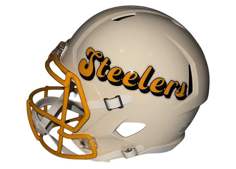 Hines Ward Signed Pittsburgh Steelers Retro Full Size Helmet JSA