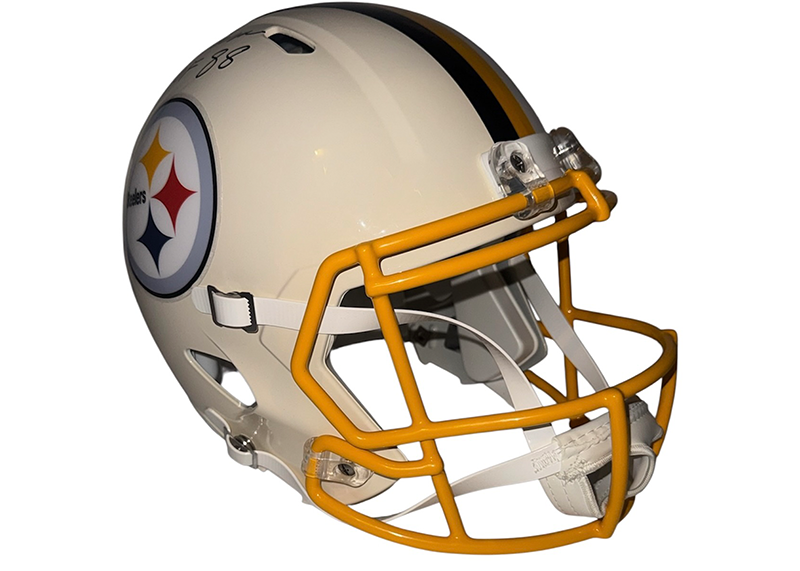 Jack Ham Signed Pittsburgh Steelers Retro Full Size Helmet JSA