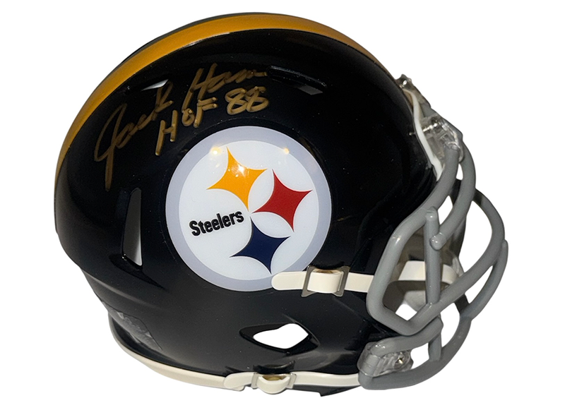 Jack Ham Signed Pittsburgh Steelers Speed Mini Helmet JSA