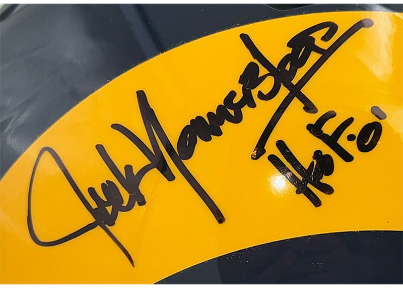 Jack Youngblood Signed Los Angeles Rams Speed Full Size Football Helmet JSA