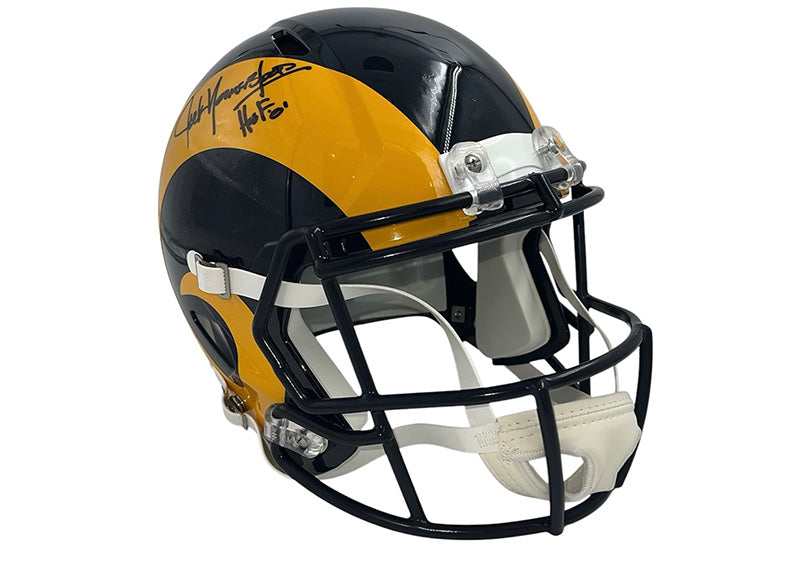 Jack Youngblood Signed Los Angeles Rams Speed Full Size Football Helmet JSA
