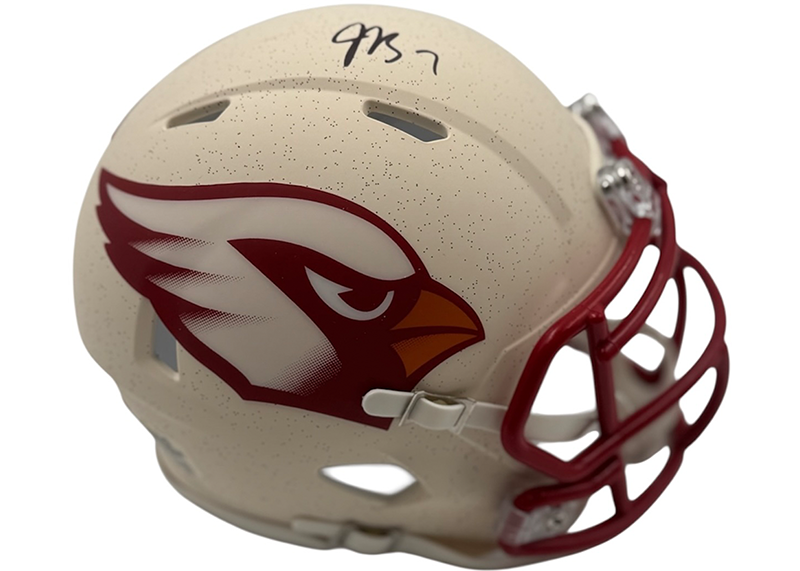 Jacoby Brissett Signed Arizona Cardinals Rivalries Full Size Helmet JSA