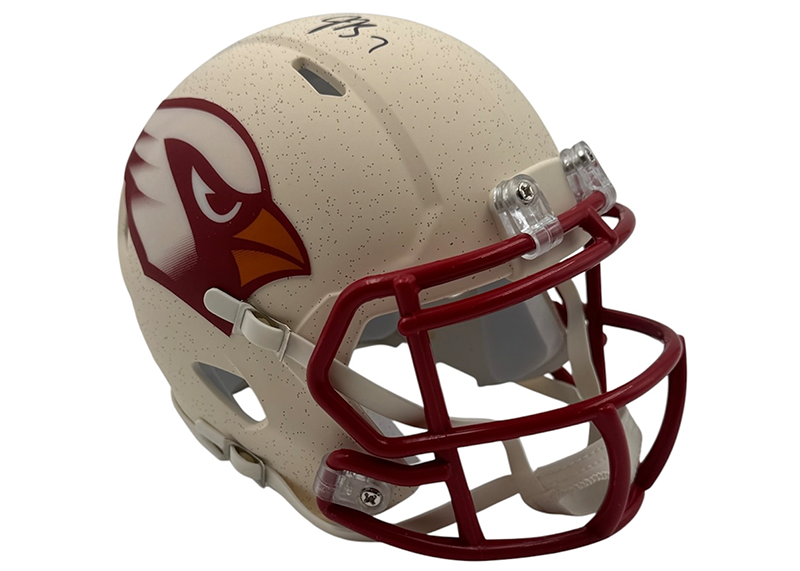 Jacoby Brissett Signed Arizona Cardinals Rivalries Full Size Helmet JSA