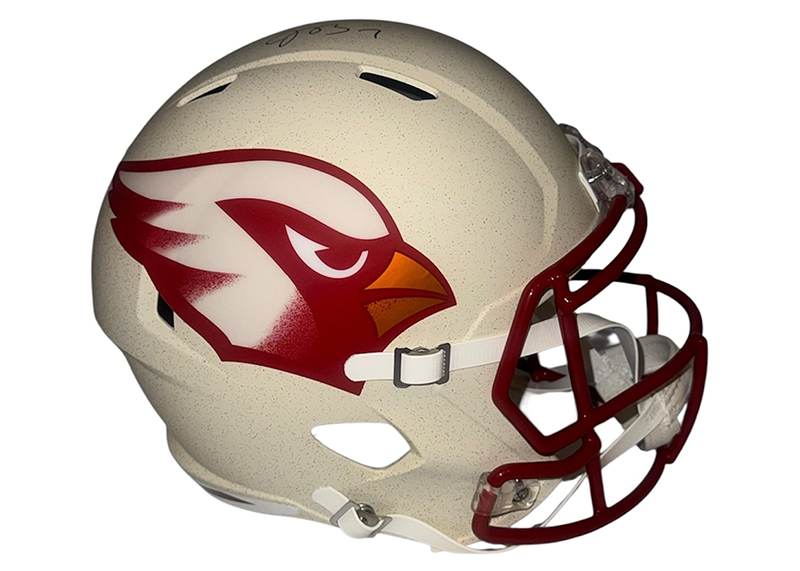 Jacoby Brissett Signed Arizona Cardinals Rivalries Full Size Helmet JSA