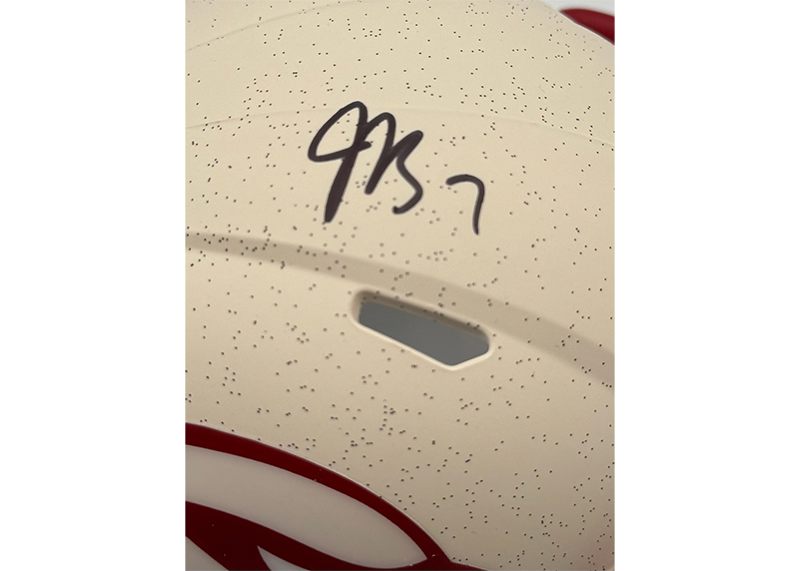 Jacoby Brissett Signed Arizona Cardinals Rivalries Full Size Helmet JSA