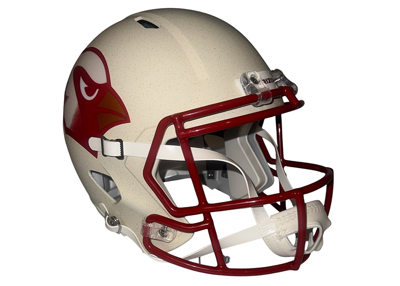 Jacoby Brissett Signed Arizona Cardinals Rivalries Full Size Helmet JSA