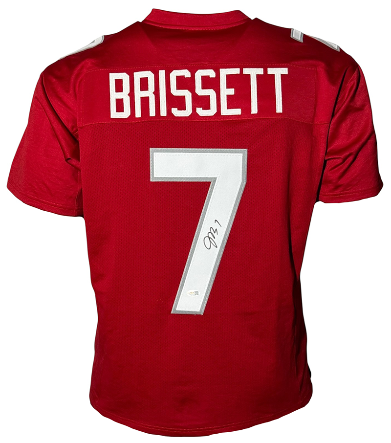 Jacoby Brissett Signed Red Arizona Football Jersey JSA