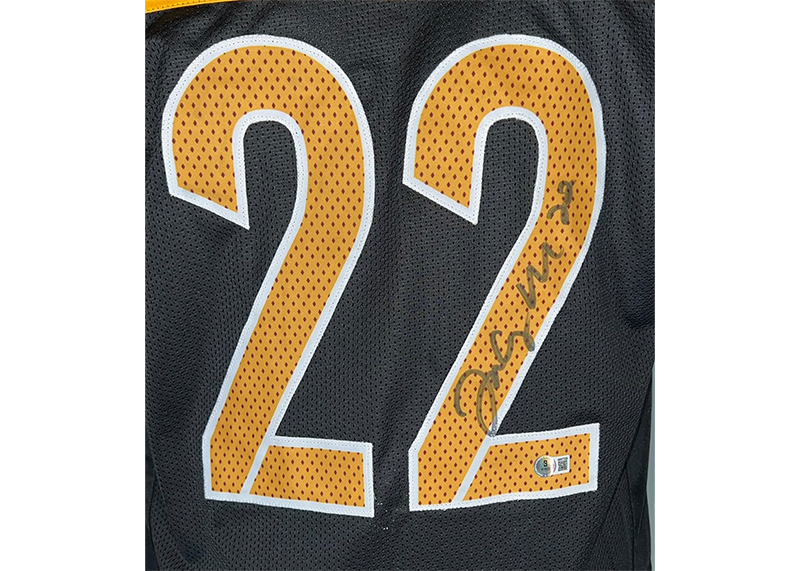 Jacory Croskey-Merritt Signed Washington Black Football Jersey Beckett