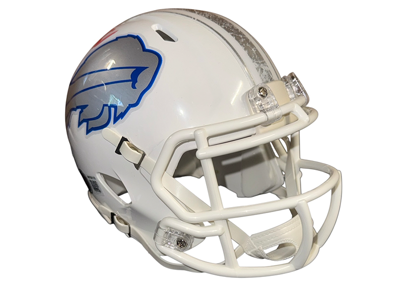 James Cook Signed Buffalo Bills Rivalries Mini Helmet Beckett