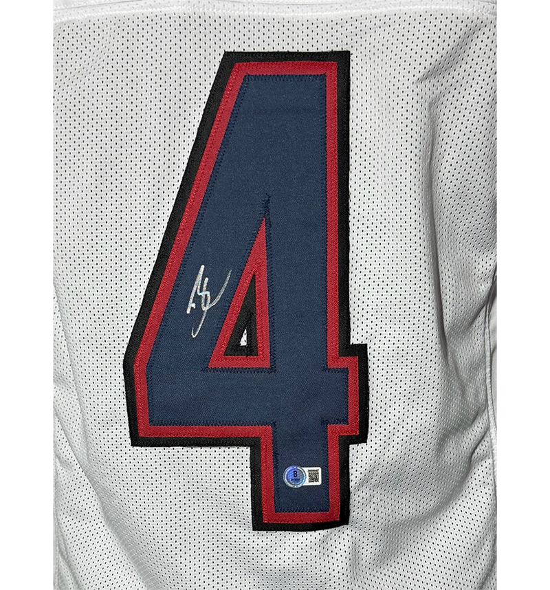 James Cook Signed Buffalo White Football Jersey Beckett