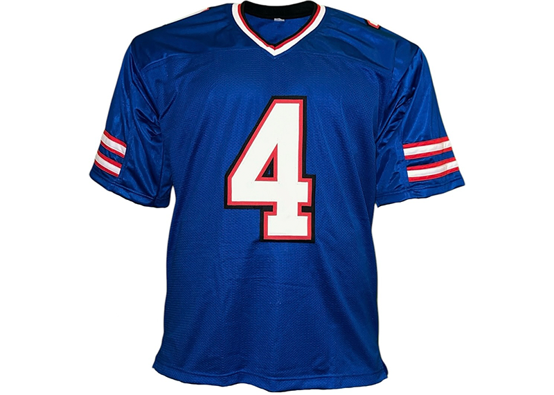 James Cook Signed Buffalo Blue Football Jersey Beckett