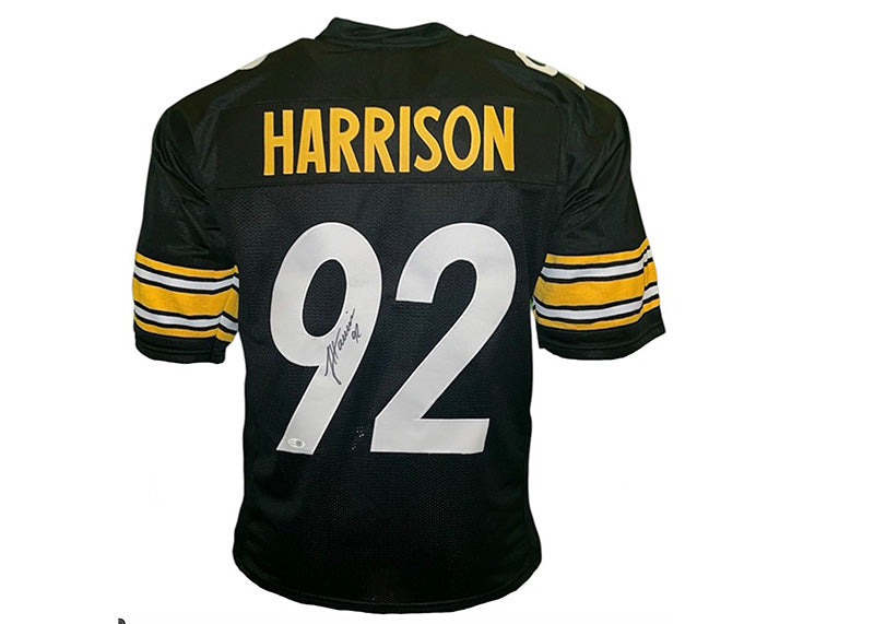 James Harrison Signed Pittsburgh Black Football Jersey JSA