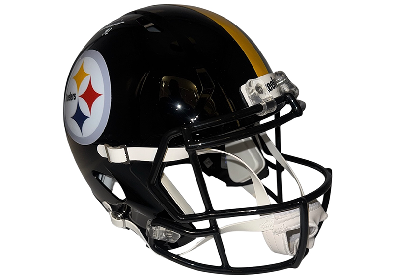 James Harrison Signed Pittsburgh Steelers Speed Full Size Helmet JSA