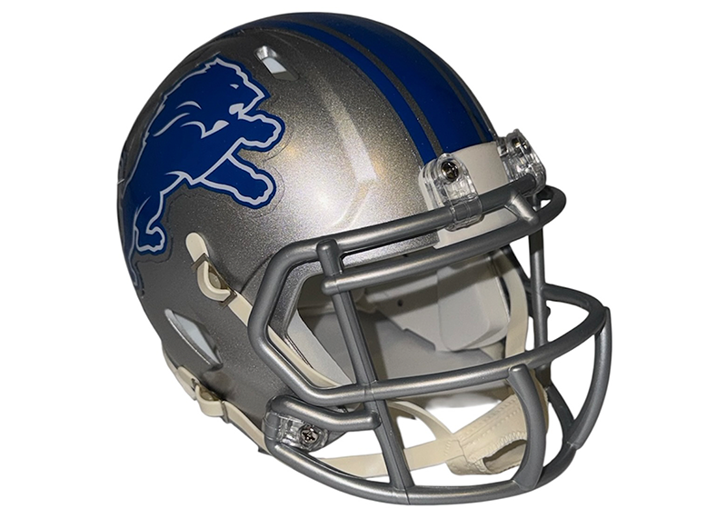Jameson Williams Signed Detroit Lions Speed Mini Helmet JSA