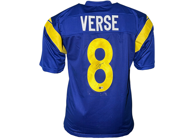 Jared Verse Signed Los Angeles Blue Football Jersey Beckett
