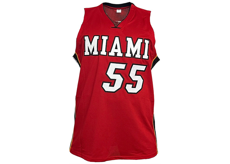 Jason Williams Signed Custom Red Miami Basketball Jersey JSA