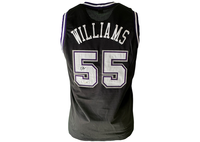 Jason Williams Signed Sacramento Black Basketball Jersey JSA