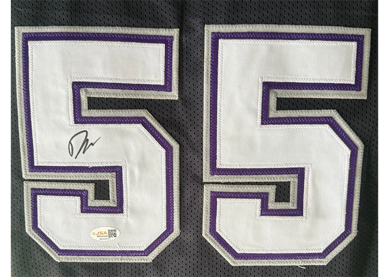 Jason Williams Signed Sacramento Black Basketball Jersey JSA