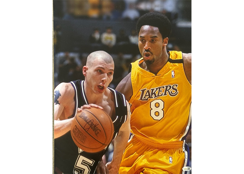 Jason Williams Signed Sacramento Kings 16X20 Photo JSA With Kobe