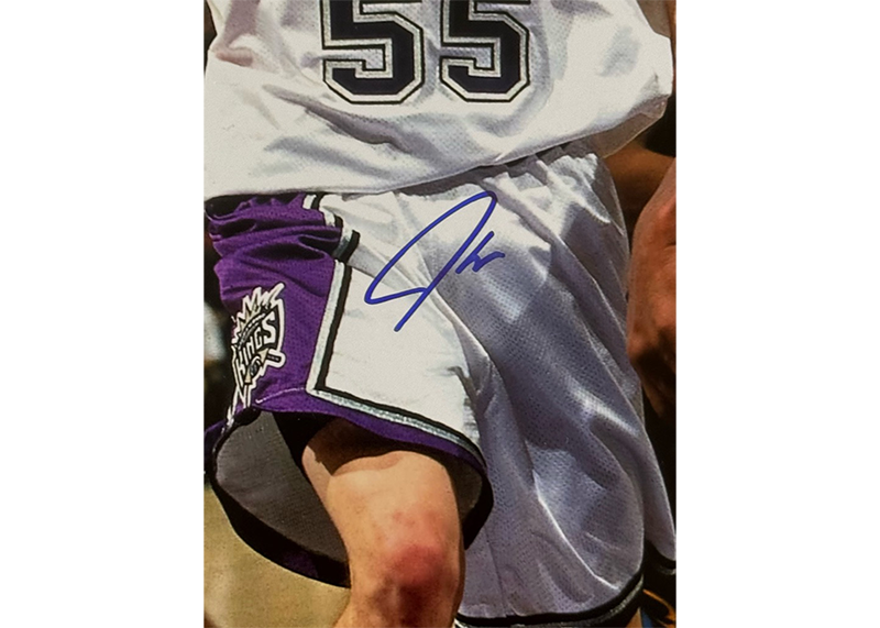 Jason Williams Signed Sacramento Kings 16X20 Photo JSA