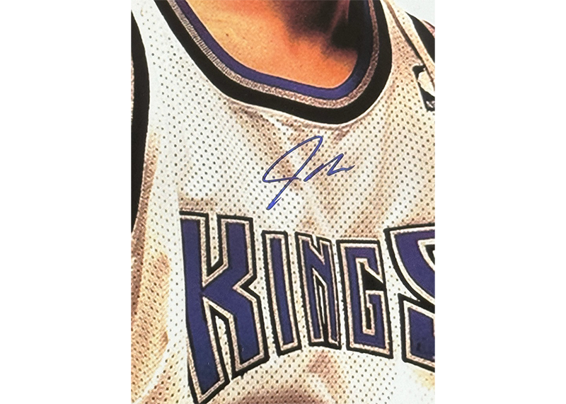 Jason Williams Signed Sacramento Kings 16X20 Slam Magazine Photo JSA