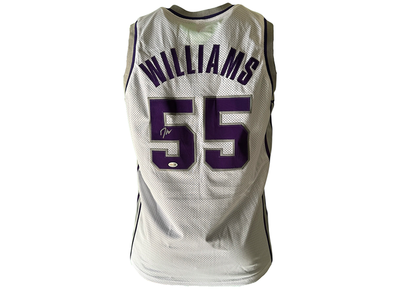 Jason Williams Signed Sacramento White Basketball Jersey JSA