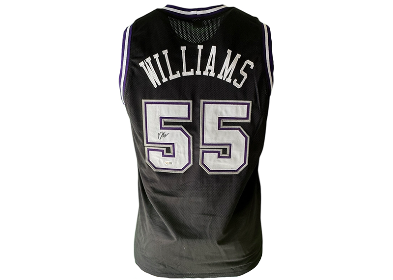 Jason Williams Signed White Chocolate Black Basketball Jersey JSA
