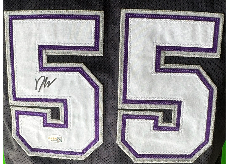 Jason Williams Signed White Chocolate Black Basketball Jersey JSA