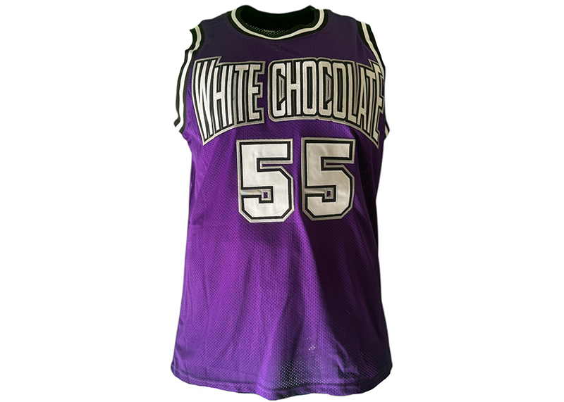 Jason Williams Signed White Chocolate Purple Basketball Jersey JSA