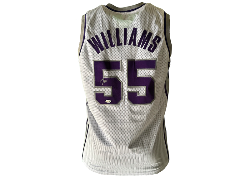 Jason Williams Signed White Chocolate White Basketball Jersey JSA