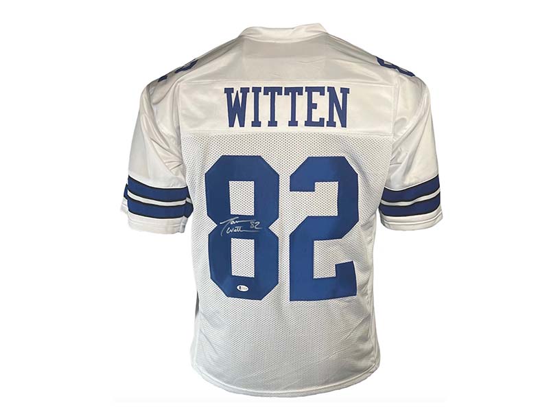 Jason Witten Autographed Dallas White Football Jersey (Beckett)