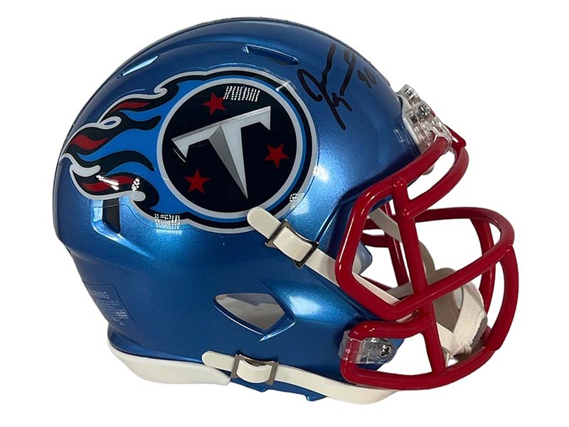 Jevon Kearse Signed Tennessee Titans Flash Mini Football Helmet JSA